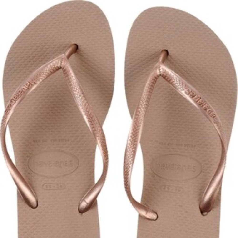 Havaianas Women's Slim Wonder Woman Sandal Rose Gold